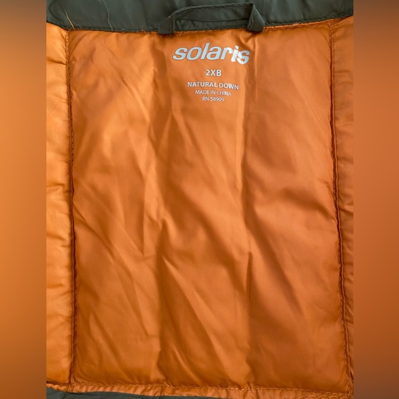 Duck Down Puffer Vest- Olive - Picture 7 of 7